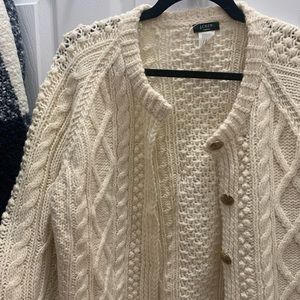 JCREW 100% Will Handknit Sweater